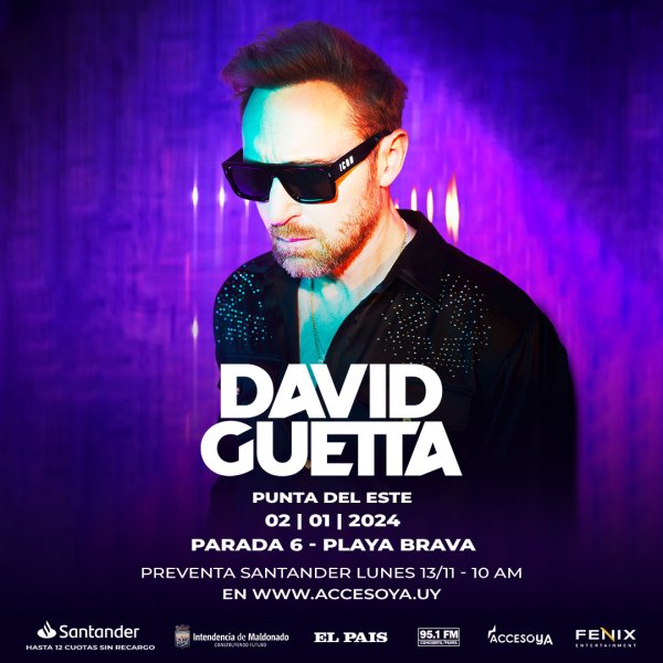 David Guetta regresa a Punta del Este en 2024