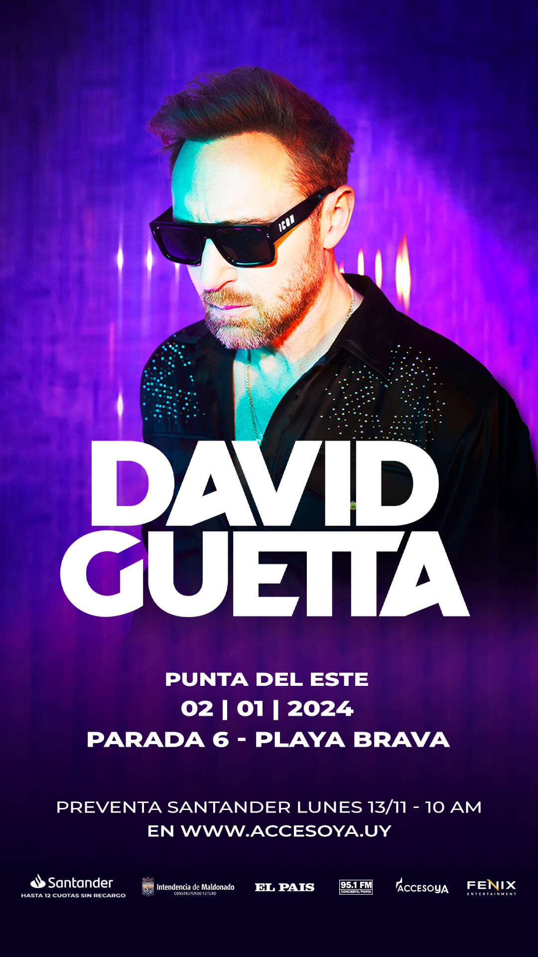 Concierto David Guetta 2024 Andrei Paulita
