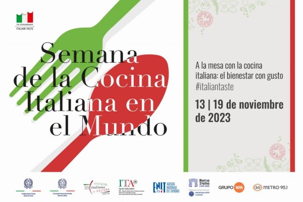 Se viene la Semana de la Cocina Italiana en el Mundo