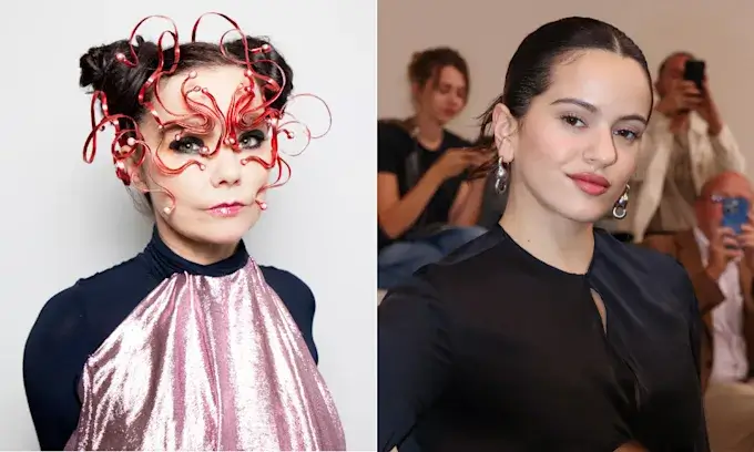 Björk anunció el lanzamiento de su colaboración con Rosalía