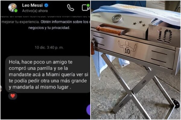 Messi sorprendió a un emprendedor argentino