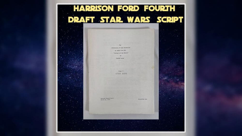 Vendieron por 10 mil euros un guion de la primera “Star Wars”