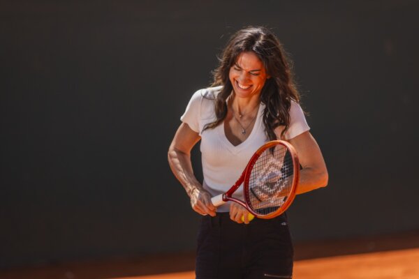 Gaby Sabatini y un mano a mano con Danny Miche en Roland Garros