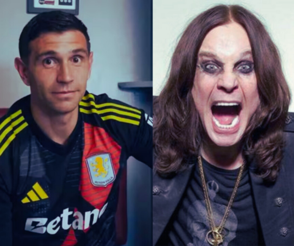 Dibu Martinez y Ozzy Osbourne, juntos en un video