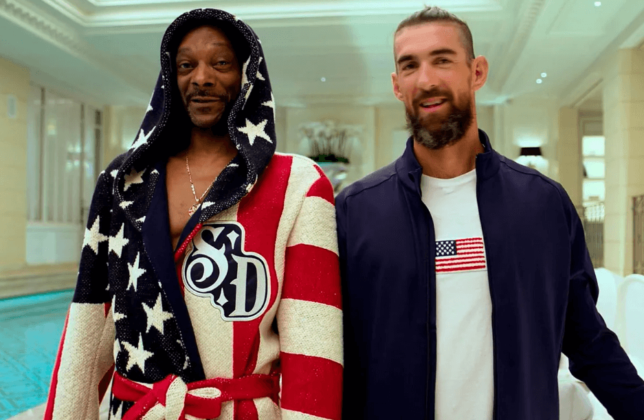 Snoop Dogg toma clases de natación con Michael Phelps