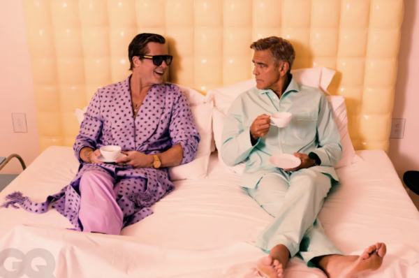 George Clooney y Brad Pitt en la portada de GQ
