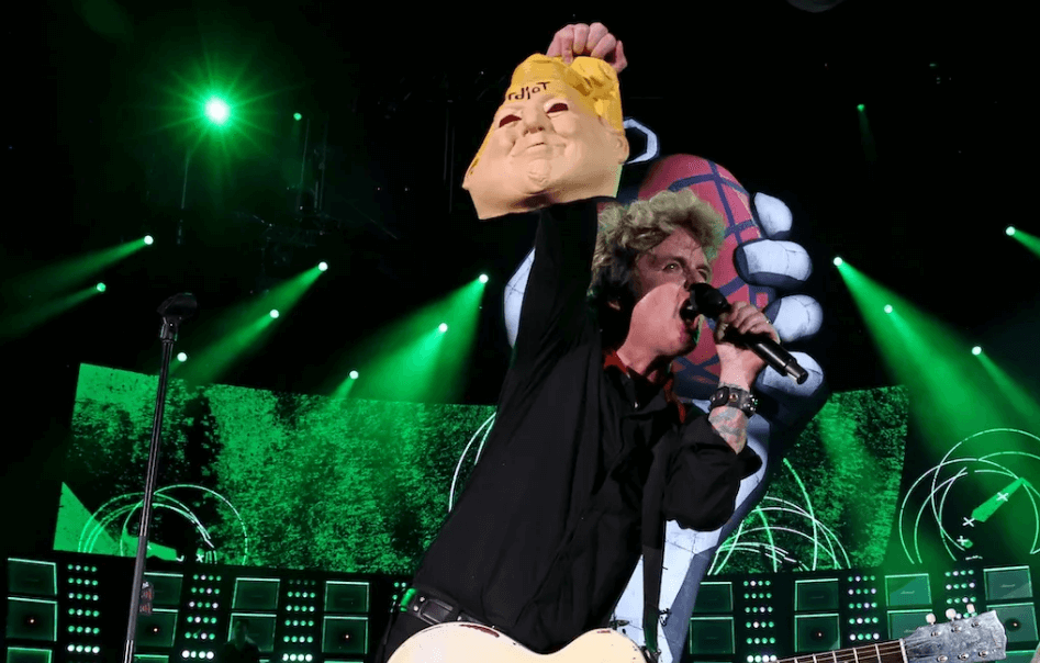 El líder de Green Day se burló de Donald Trump