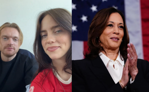 Billie Eilish y Finneas dieron su apoyo a Kamala Harris como presidenta