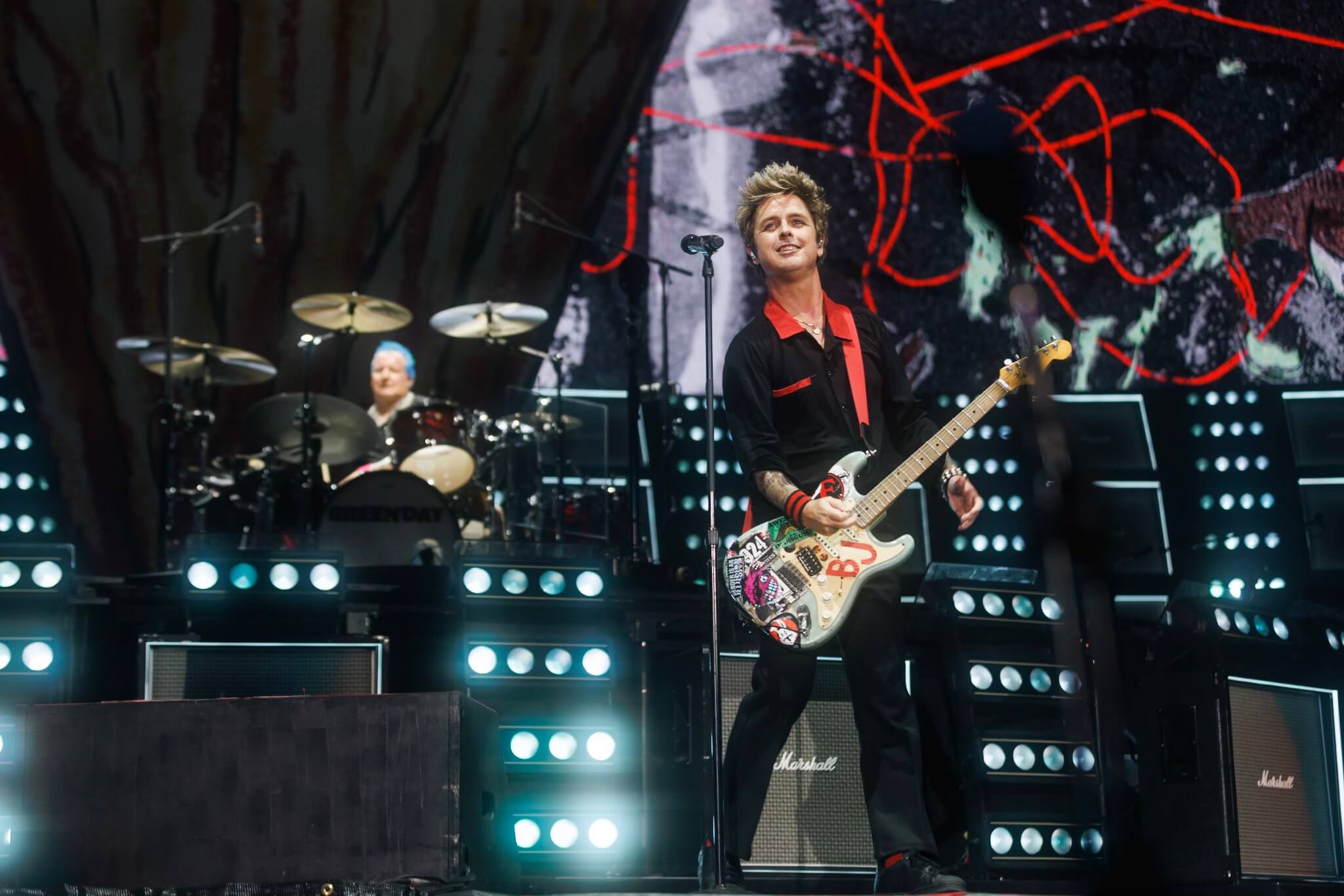 Green Day frenó un show por un dron no autorizado