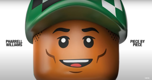 Pharrell lanzó la canción principal de su biopic de LEGO