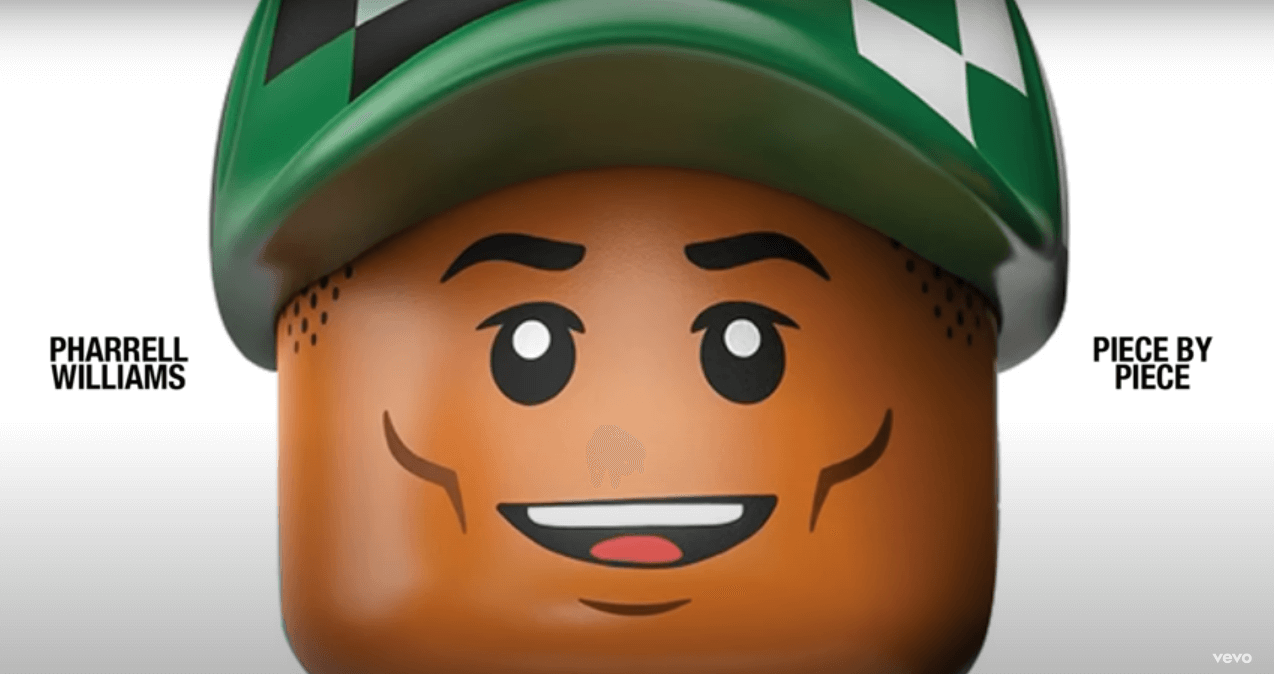 Pharrell lanzó la canción principal de su biopic de LEGO
