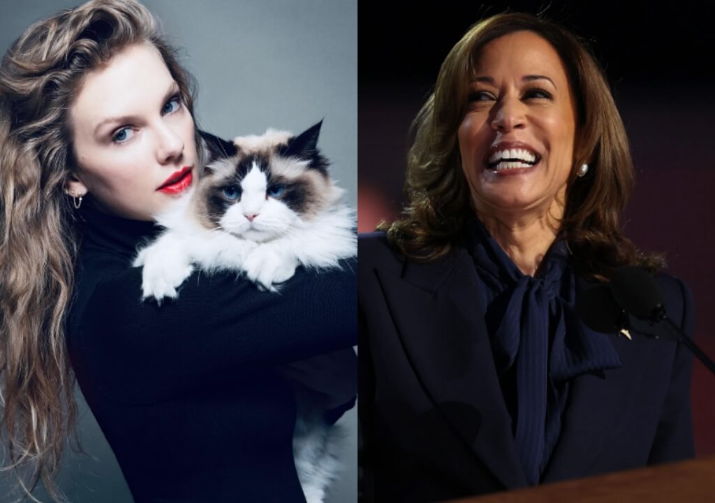 Taylor Swift apoya a Kamala Harris a la presidencia de Estados Unidos