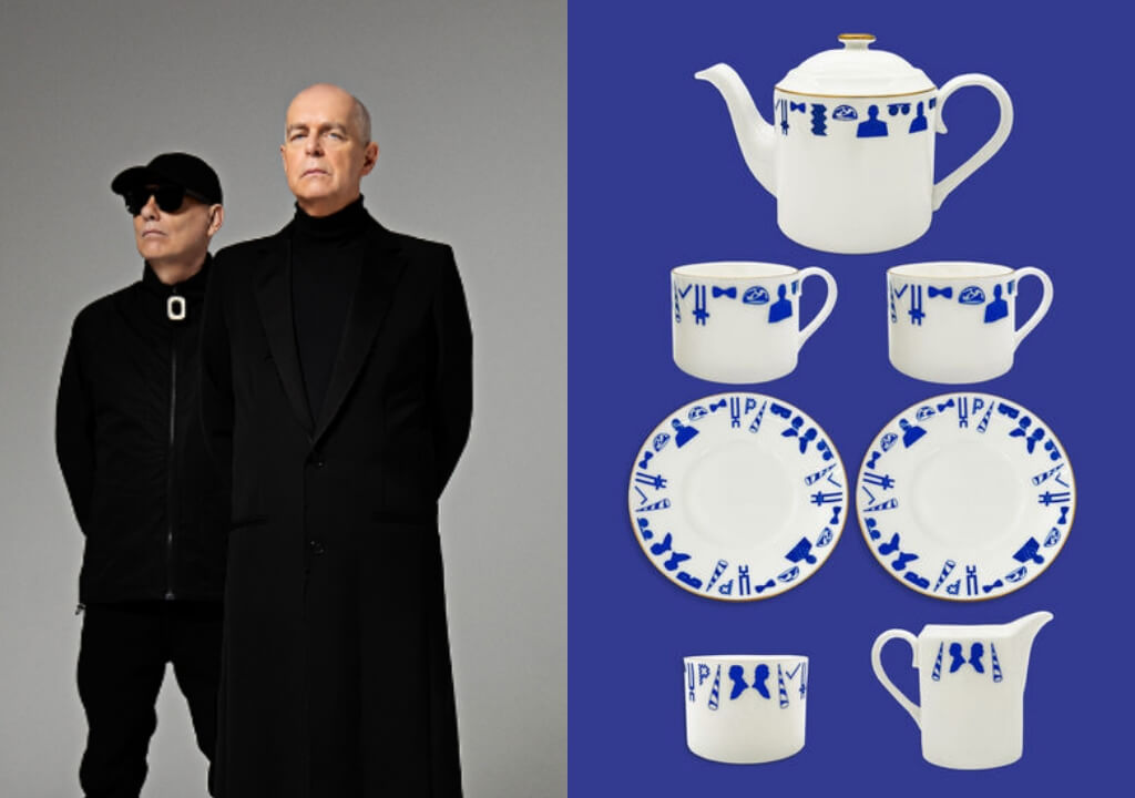 Pet Shop Boys celebra sus 40 años con un juego de té de porcelana