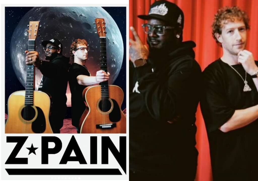Mark Zuckerberg lanzó un cover en colaboración con el rapero T-Pain