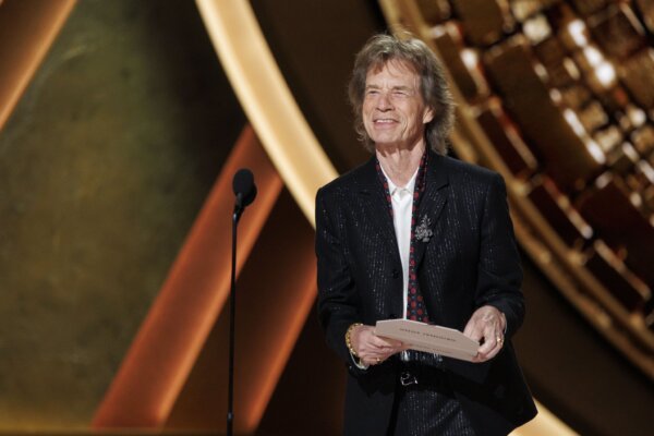 Mick Jagger hizo una aparición sorpresa en los Oscar