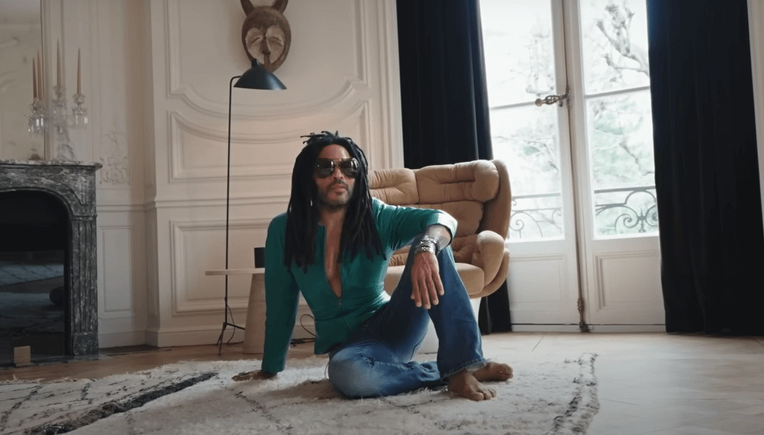 Lenny Kravitz tiene una discoteca en su casa en París