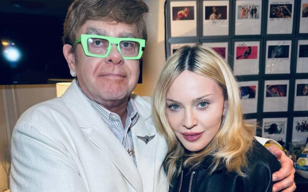 ¡Madonna y Elton John se reconciliaron!